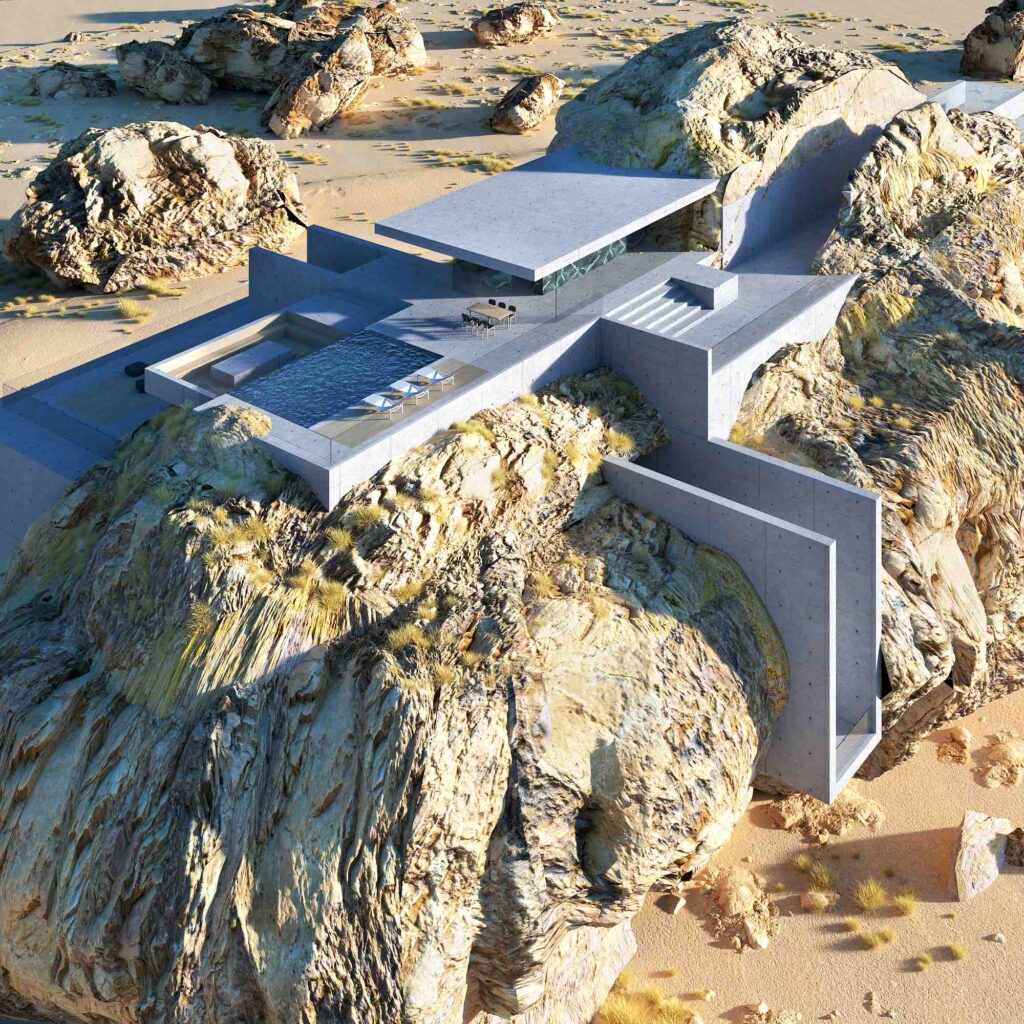 House inside a rock, by Kandal Design 2