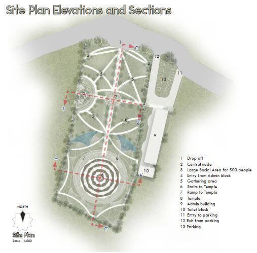 Bahai Temple, by Shilpa Architects Planners Designers 7
