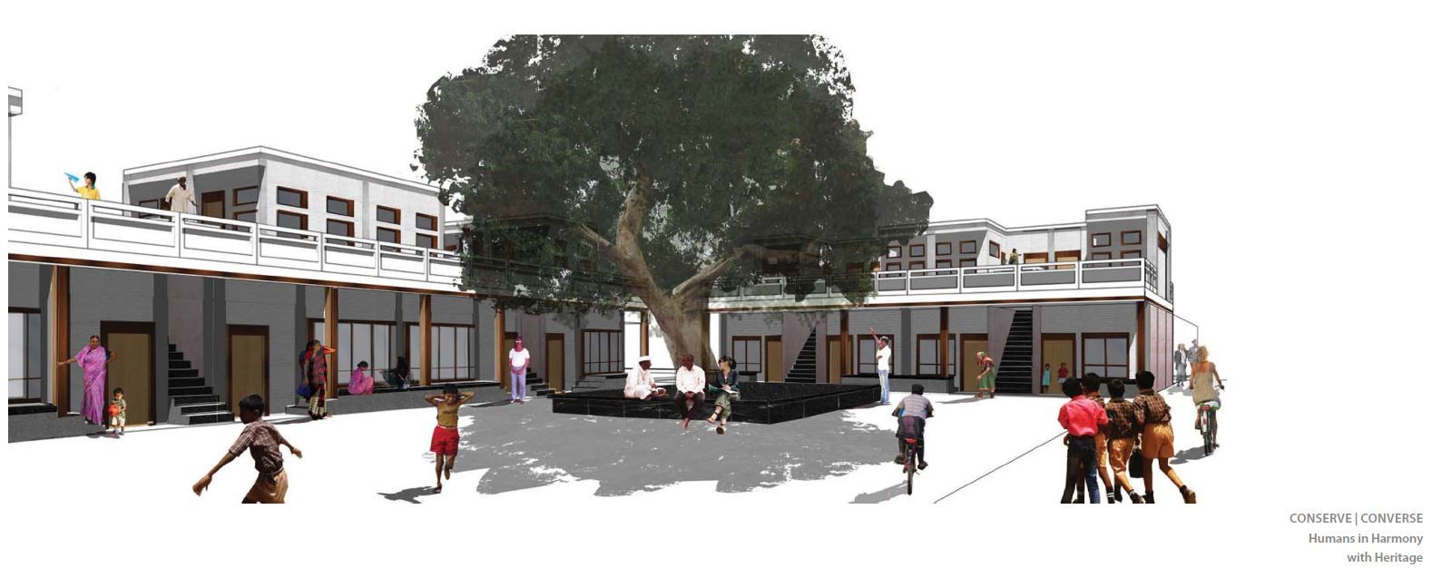 Badami Town Precinct Rejuvenation, by Common Ground Practice