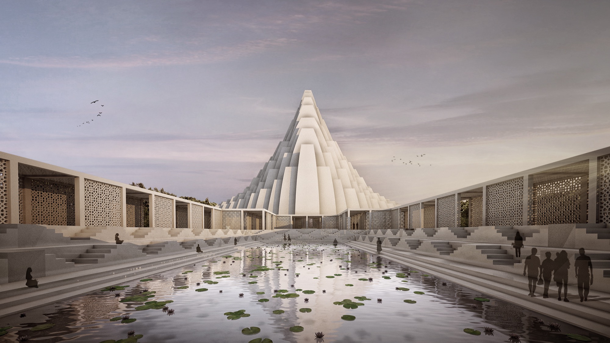 ISKCON Temple project at Gandhinagar, Gujarat, by Sanjay Puri Architects