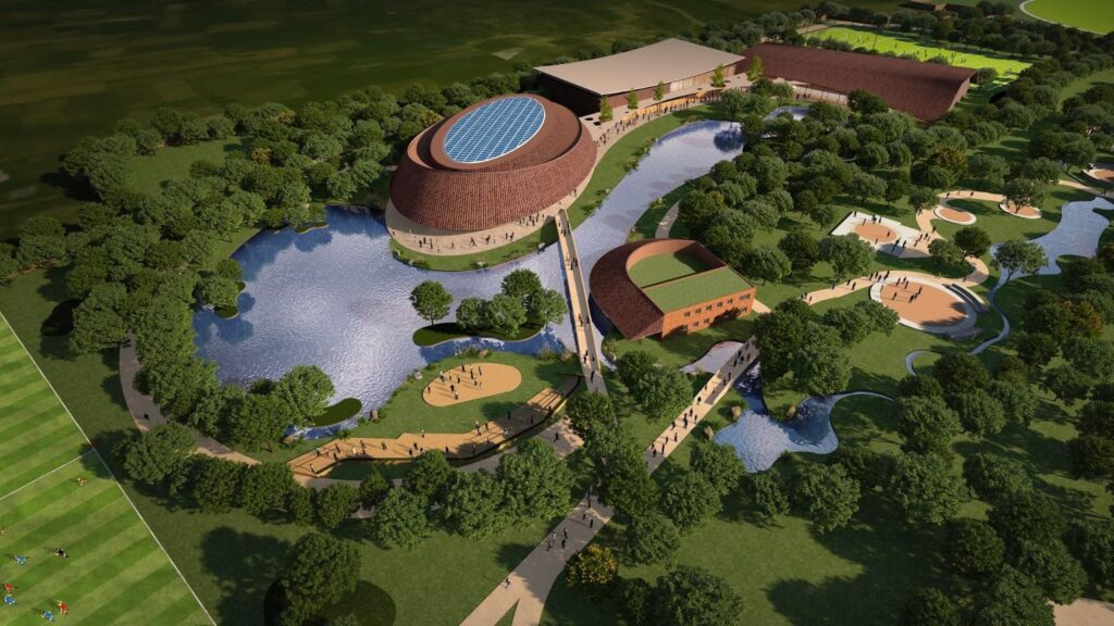 Pahal Sports Facility, by SpaceMatters: Competition entry for “PAHAL-Takshila’s Initiative for Sports”