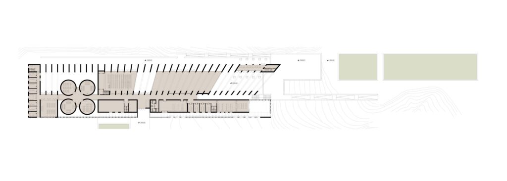 Floor Plan. Bamiyan Cultural Centre, Afghanistan. © Arrigoni Architetti