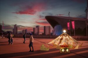 Flexible Cart Installation, London, by OffTheFarm - Folks