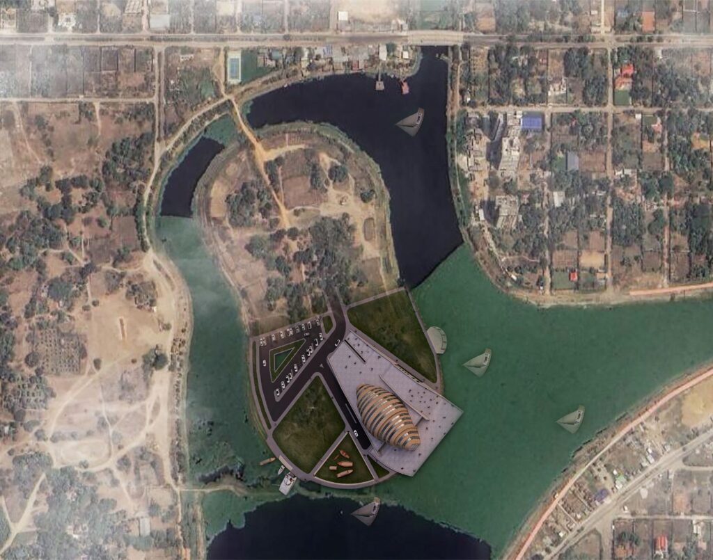 Existing Plan. Boat Museum, by Muzahid Islam