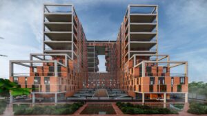 Winds Through Layers: A Community-Centered Mixed-Use Building, Dhaka, by Muzahid Islam