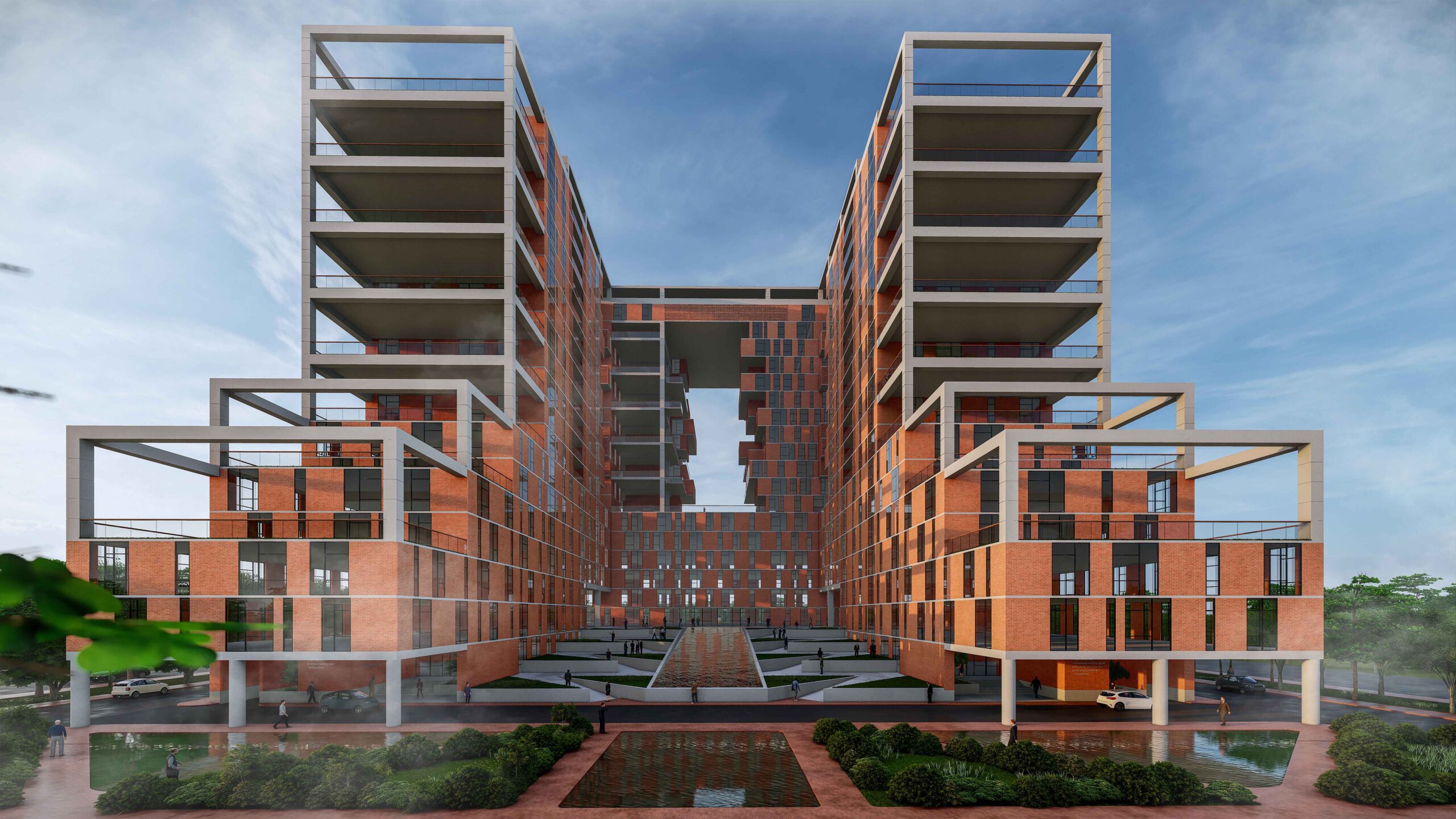Winds Through Layers: A Community-Centered Mixed-Use Building, Dhaka, by Muzahid Islam