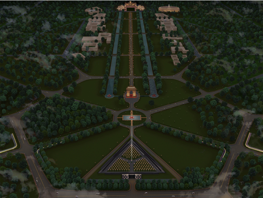 National war memorial, New Delhi. © RLDA Studio. [why un-built matters by Rahoul B. Singh]