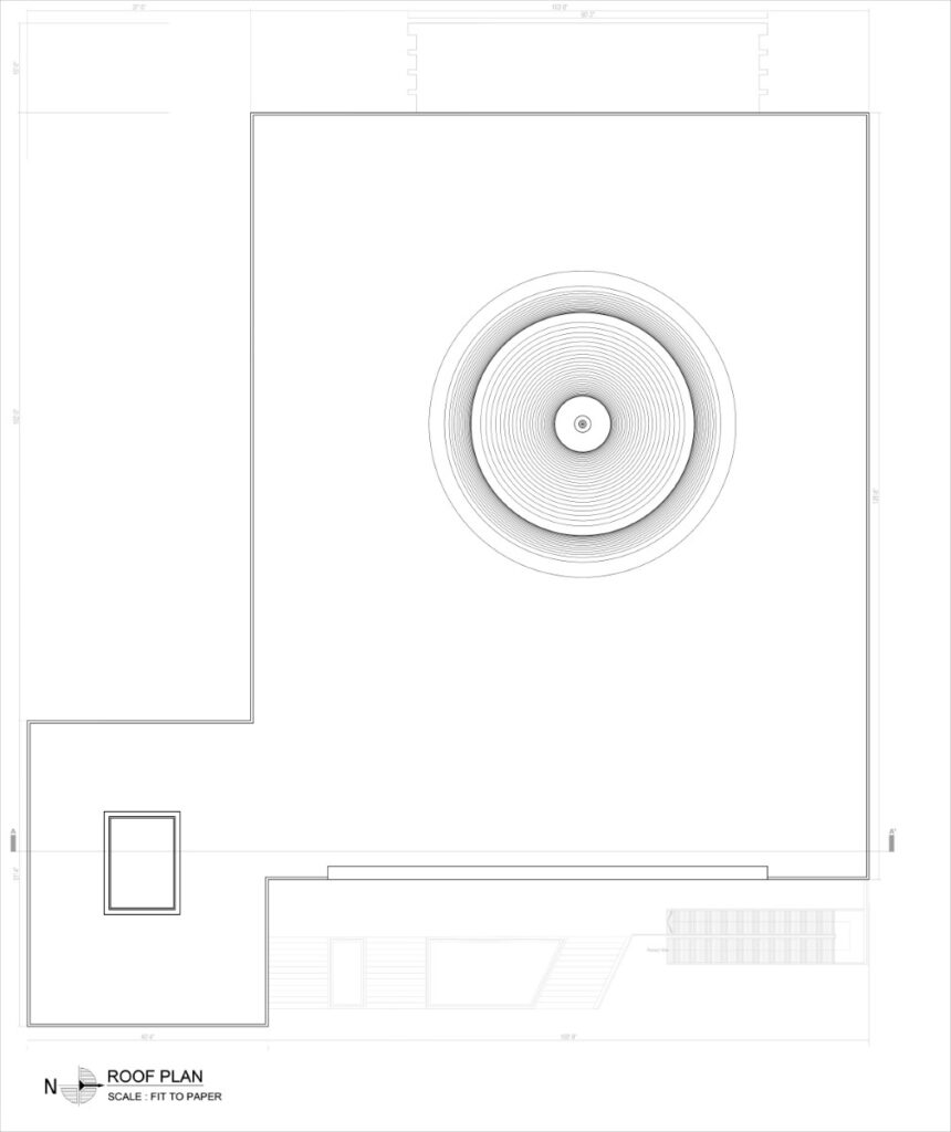 Roof Plan. Rabbania Mosque, by M. Rahman & Associates Architects