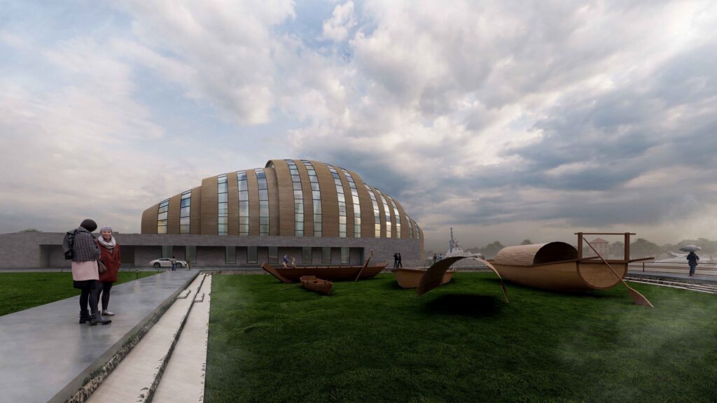 View from Exhibition space. Boat Museum, by Muzahid Islam