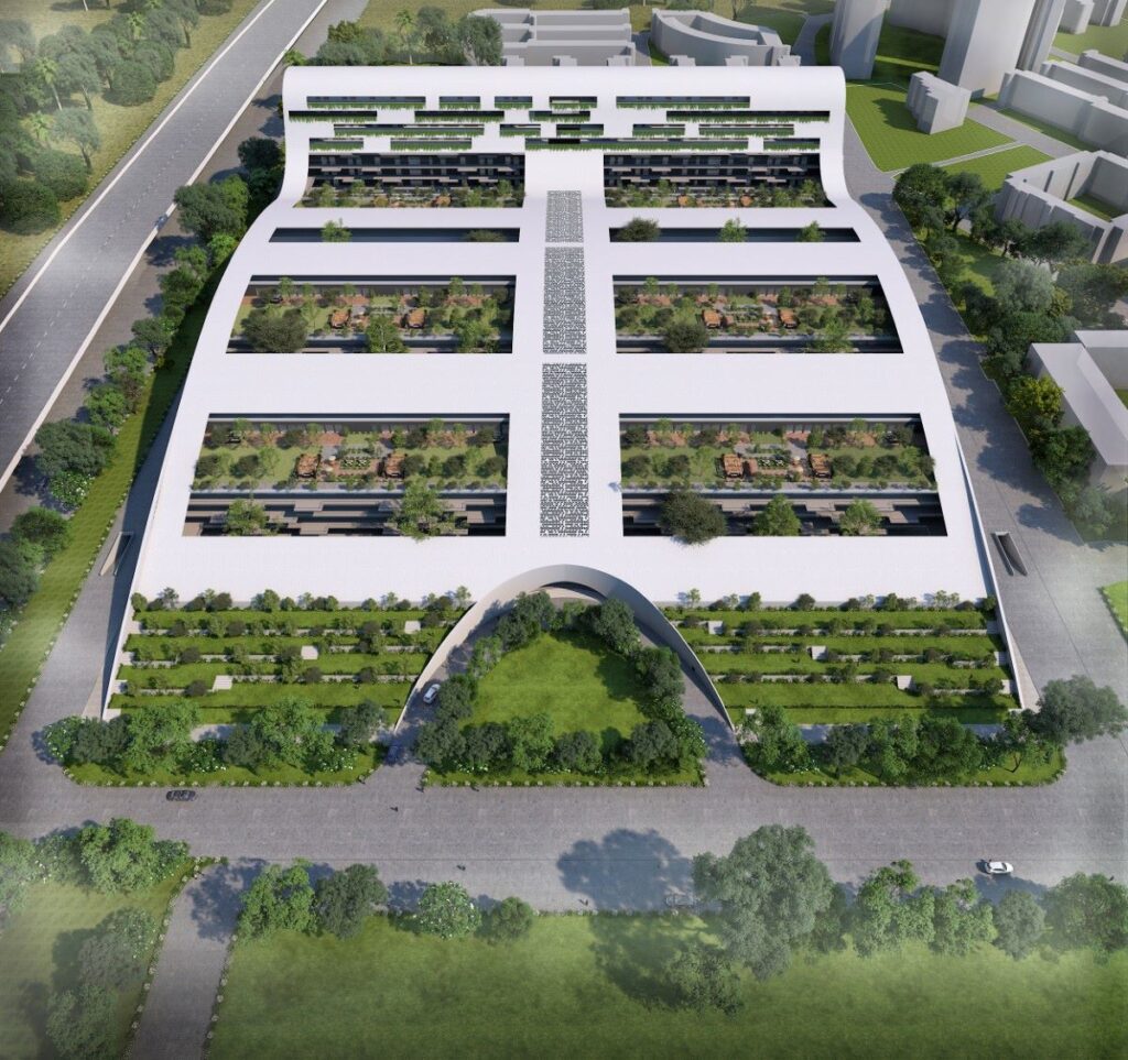 Bird's eye view. Bombay High Court. © Sanjay Puri Architects (1)