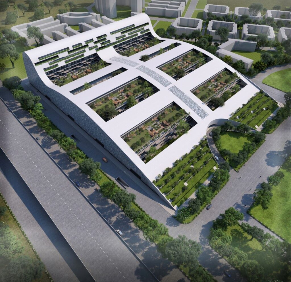 Bird's eye view. Bombay High Court. © Sanjay Puri Architects (2)