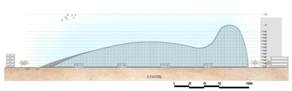 Elevation. Bombay High Court. © Sanjay Puri Architects
