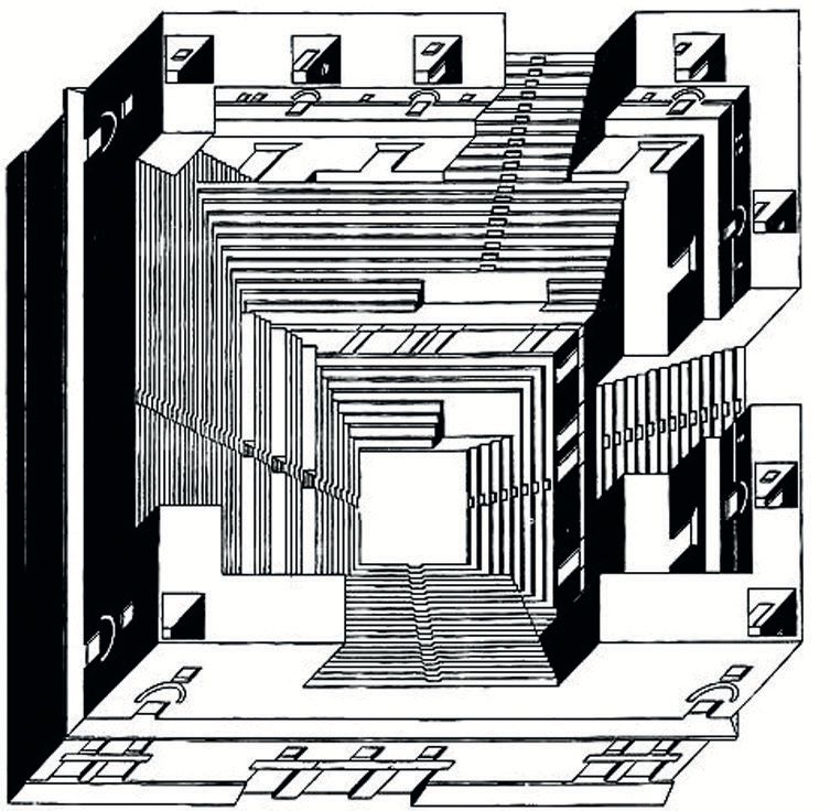 BNA Axonometric View. © Gautam Bhatia