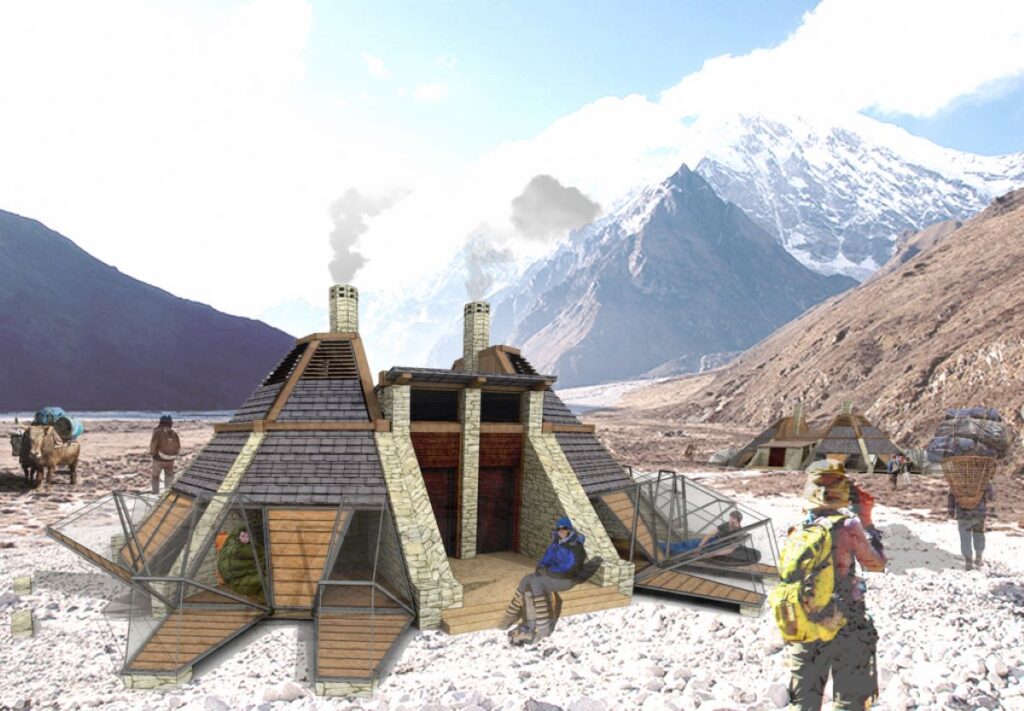 Hibernating Hut, Himalayan Mountain, by Chaukor Studio 4