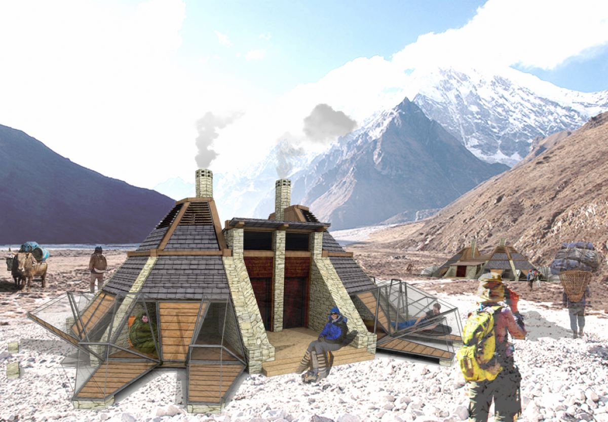 Hibernating Hut, Himalayan Mountain, by Chaukor Studio 4