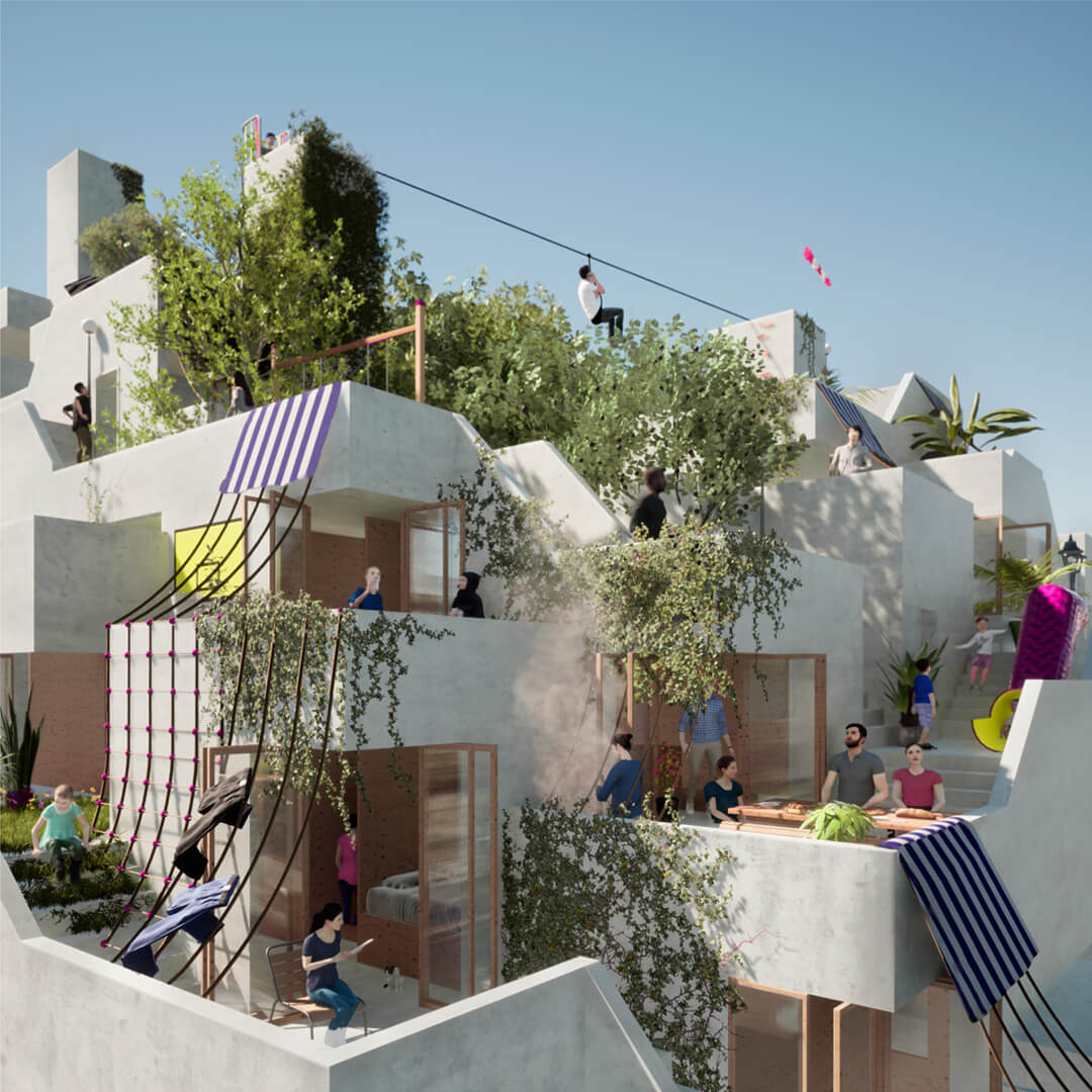 Inhabit the staircase, Barcelona, Spain, by Laura Bravo & Silvia Prujà 11