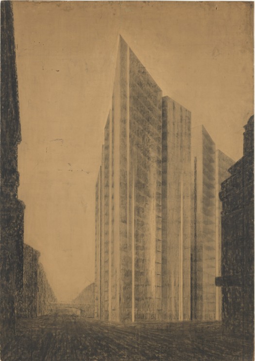 Friedrichstrasse Skyscraper, Berlin, Germany, by Ludwig Mies van der Rohe 01
