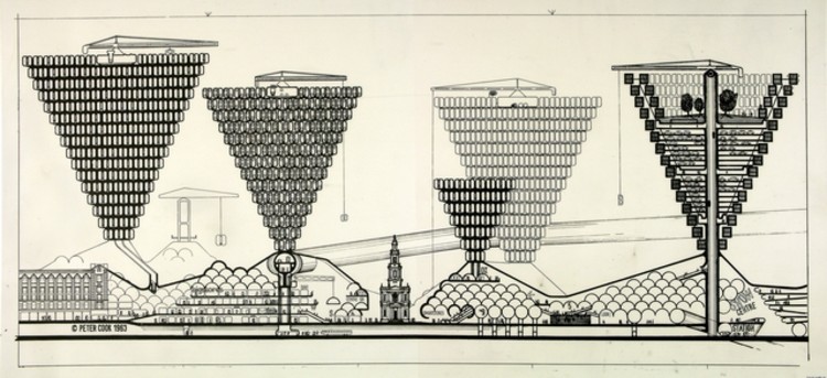 The Plug-In City by Archigram11