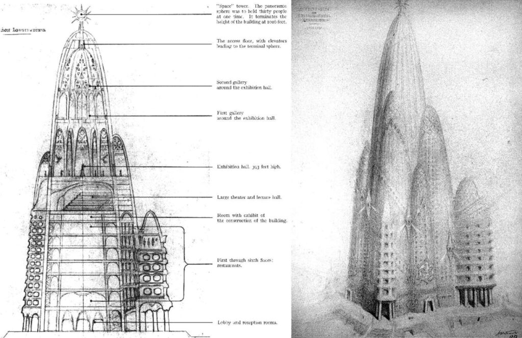 Attraction Hotel, New York, USA by Antoni Gaudí 1
