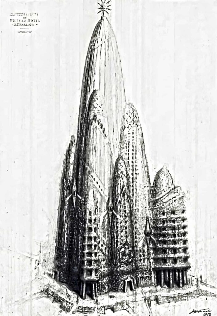 Attraction Hotel, New York, USA by Antoni Gaudí 6